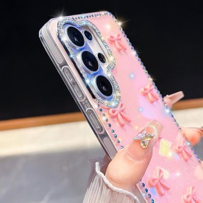 Силиконов Кейс Sparkling за Samsung Galaxy A17 / A26  4G / 5G - блестящо светло розово