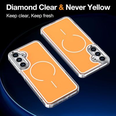 Силиконов Кейс Bright  за Samsung Galaxy S26 Ultra - оранжев