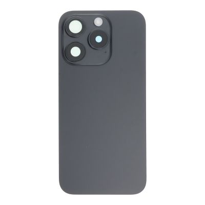 Заден капак за iPhone 15 Pro , оборудван / black titanium, черен /  OEM /