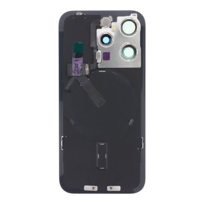 Заден капак за iPhone 15 Pro , оборудван / black titanium, черен /  OEM /
